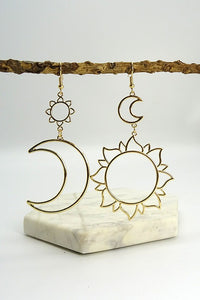 Sun and Moon Earrings