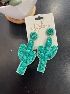 Southwest Cactus Earrings