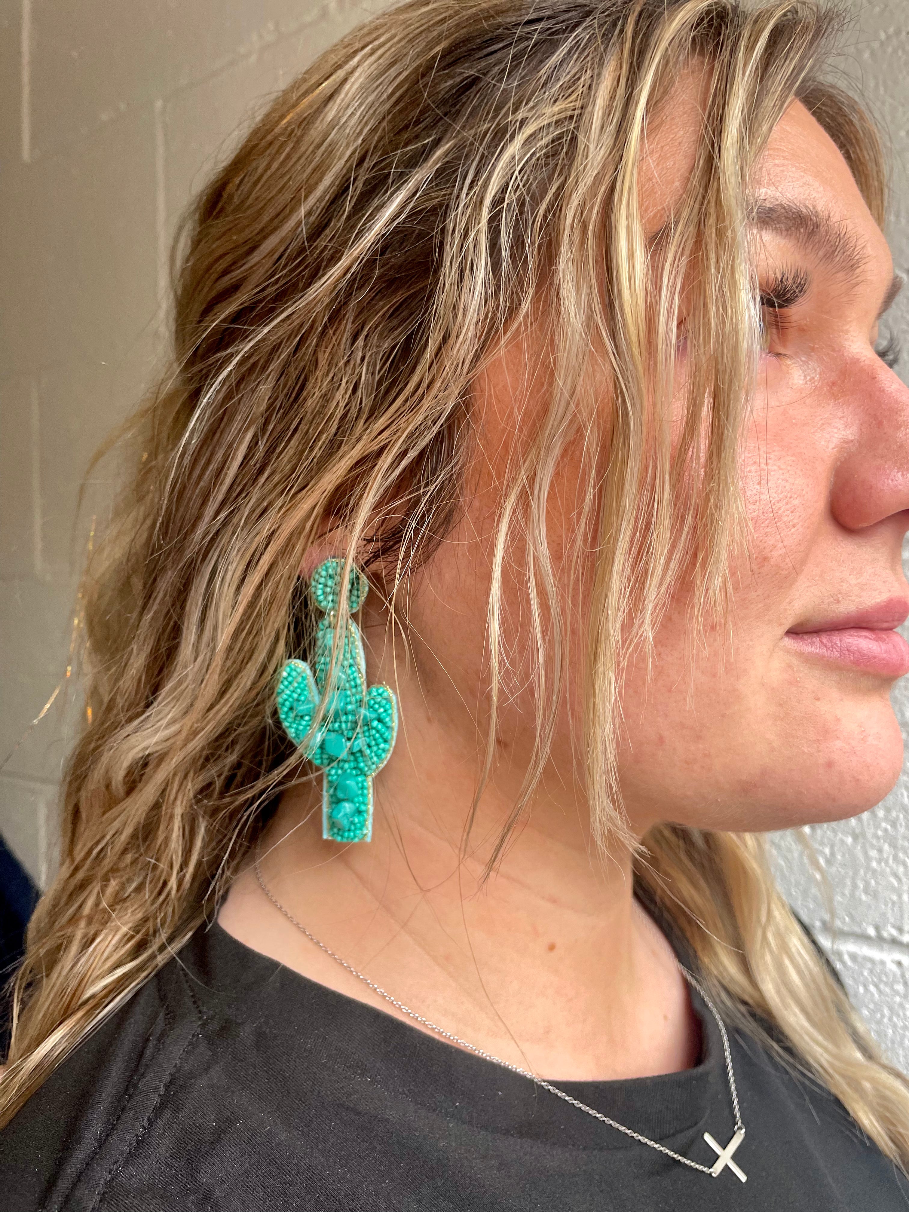 Southwest Cactus Earrings