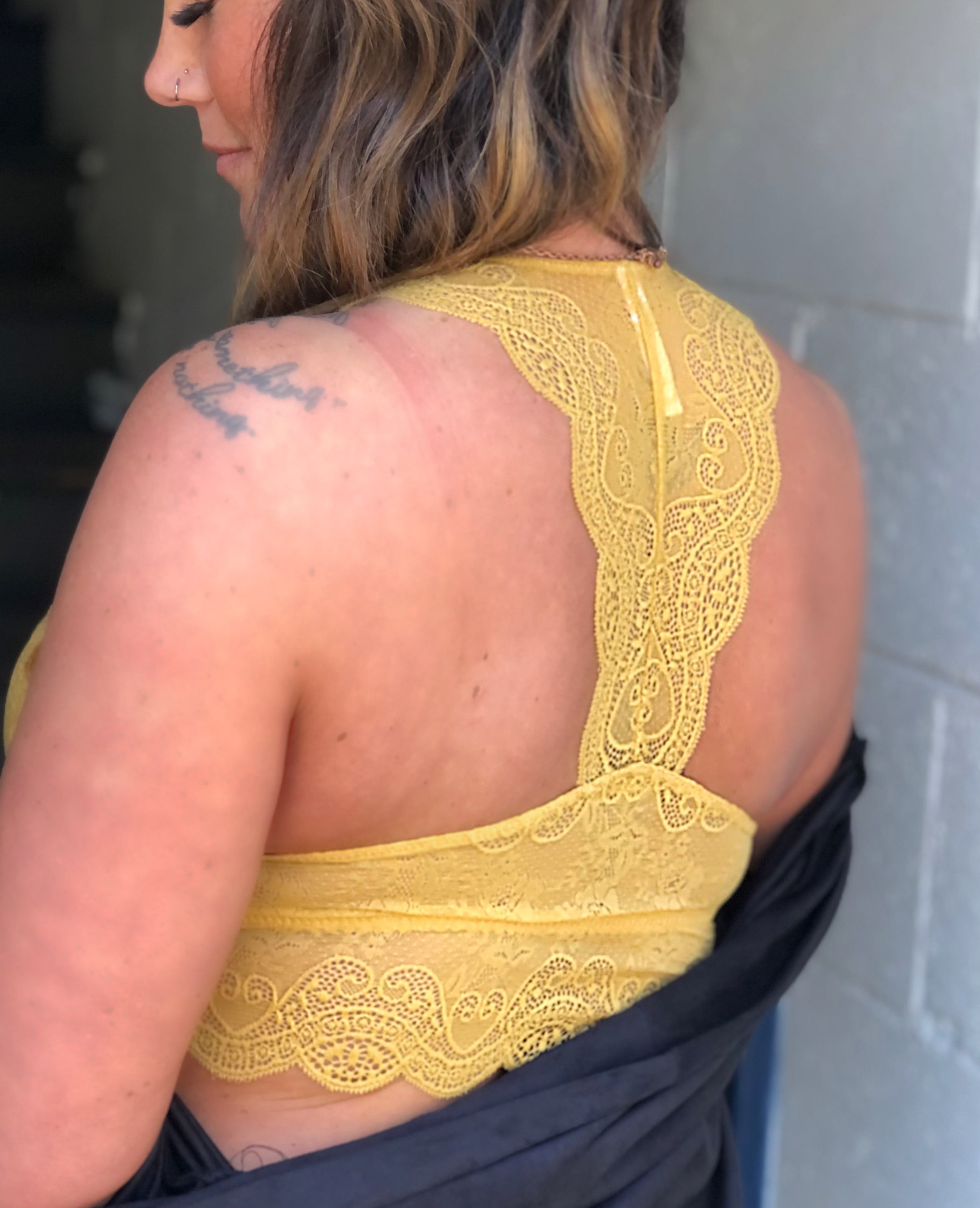 Jasmine Canary Yellow Bralette