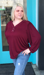 Lace and Scarlet Blouse